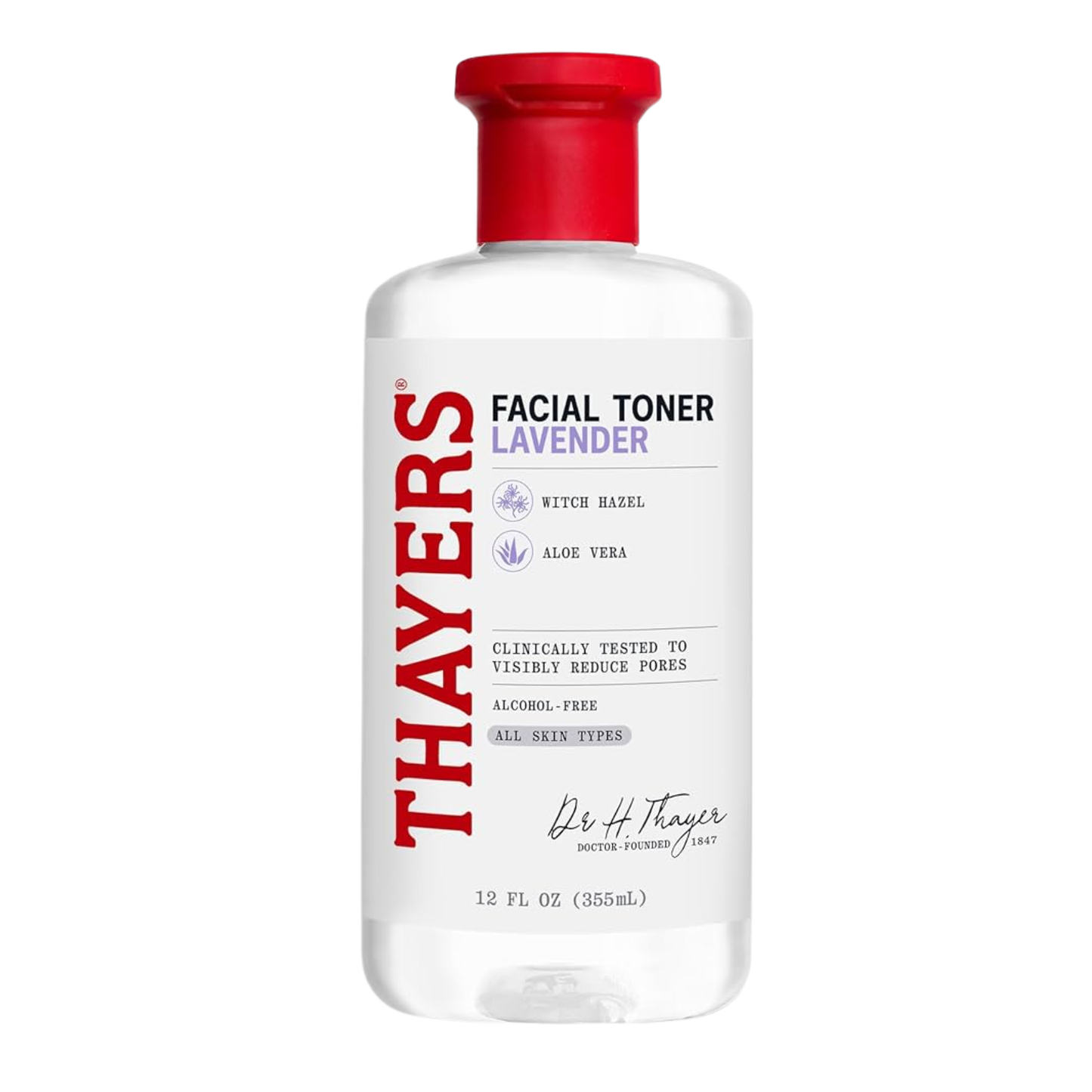 THAYERS Alcohol-Free Rose Petal Witch Hazel Facial Toner with Aloe Vera Formula, 12 Ounce