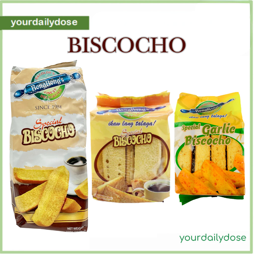 BONGBONG'S Biscocho Small 155g / Big 320g | Garlic Biscocho 155g