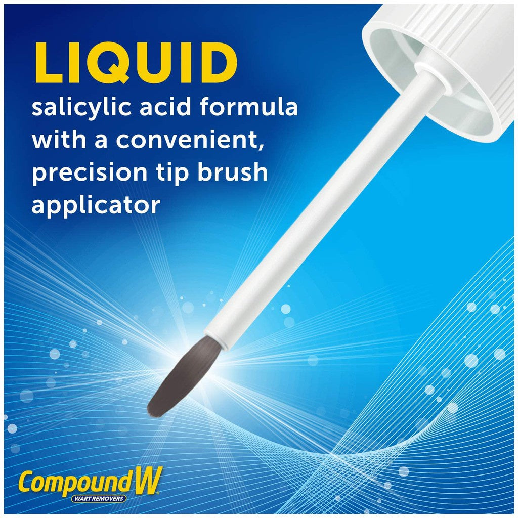 Compound W Maximum Strength Fast Acting Liquid Salicylic Acid Wart Remover 9ml