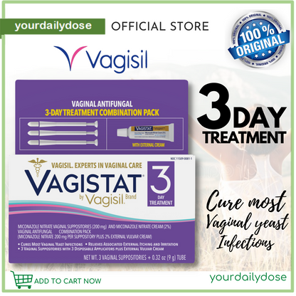 Vagistat 3 Day Yeast Infection Treatment forWomen Helps Relieve External Itching&Irritation