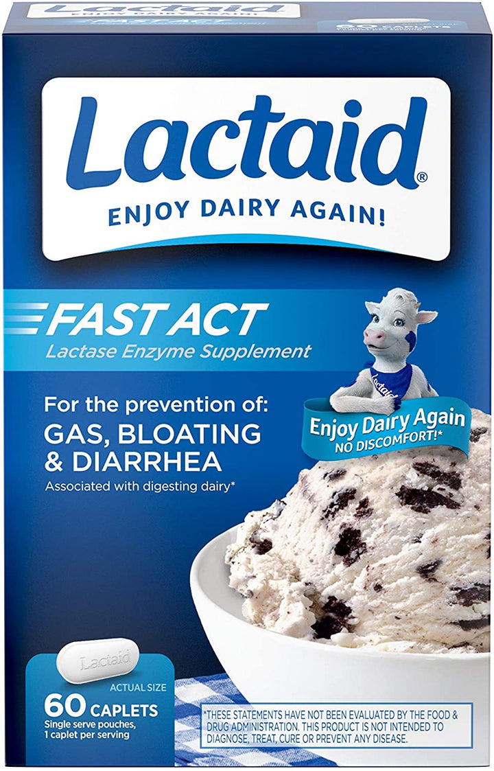 Lactaid Fast Act Lactose Intolerance Relief Chewable | Caplet