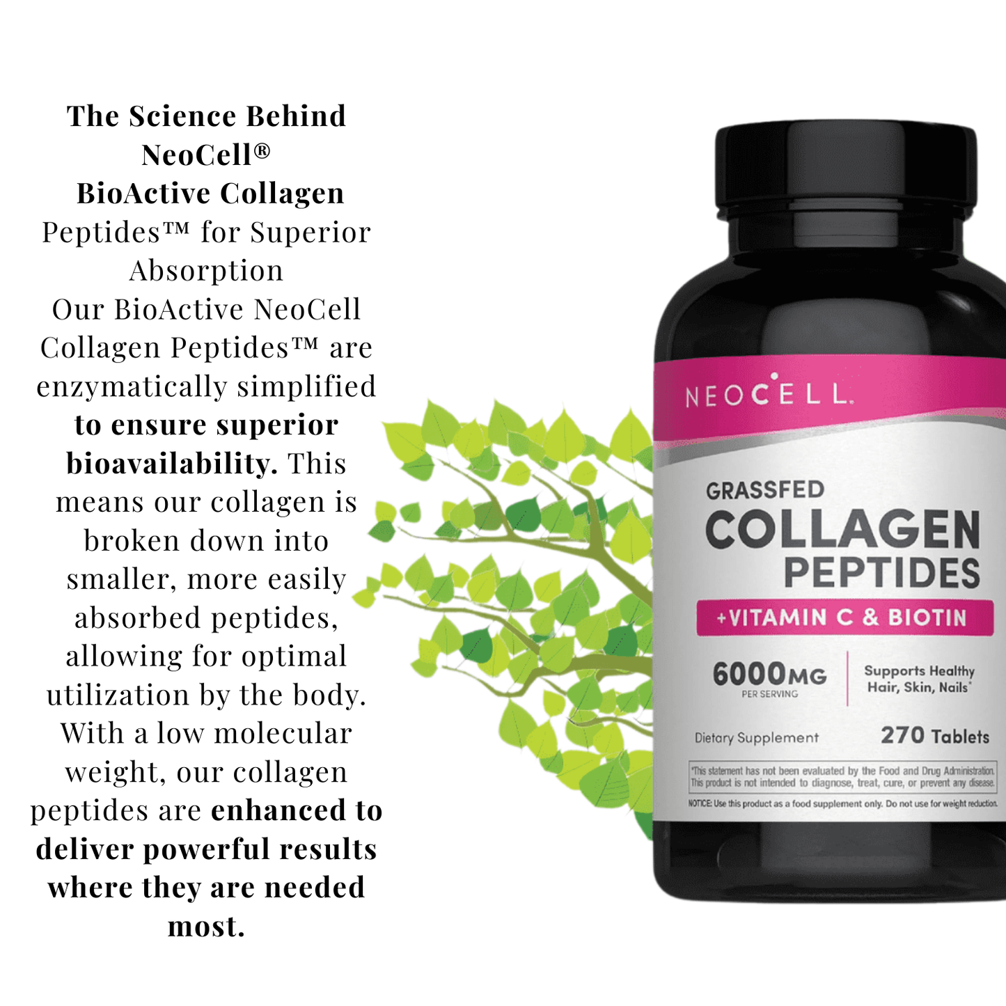 NeoCell BioActive Collagen 270 TABLETS