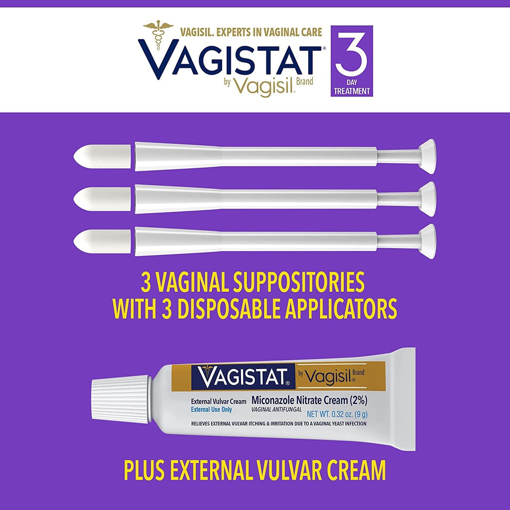 Vagistat 3 Day Yeast Infection Treatment forWomen Helps Relieve External Itching&Irritation