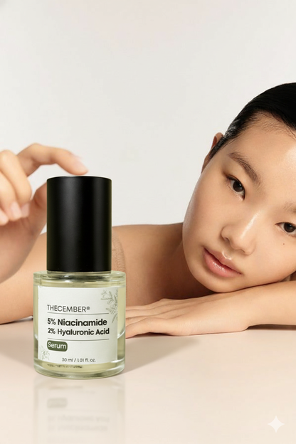 THECEMBER NIACINAMIDE &  HYALURONIC ACID FACE SERUM 30ML