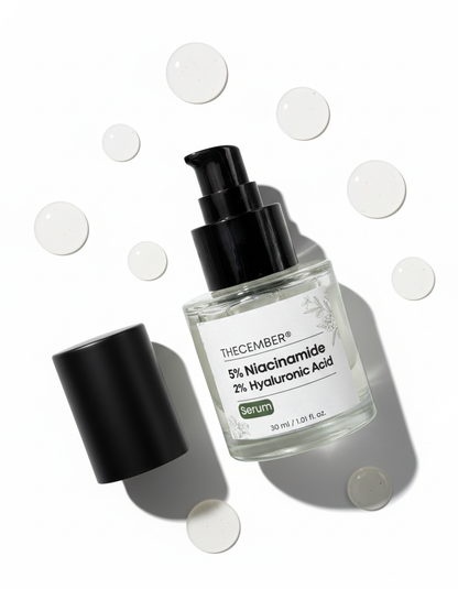 THECEMBER NIACINAMIDE &  HYALURONIC ACID FACE SERUM 30ML