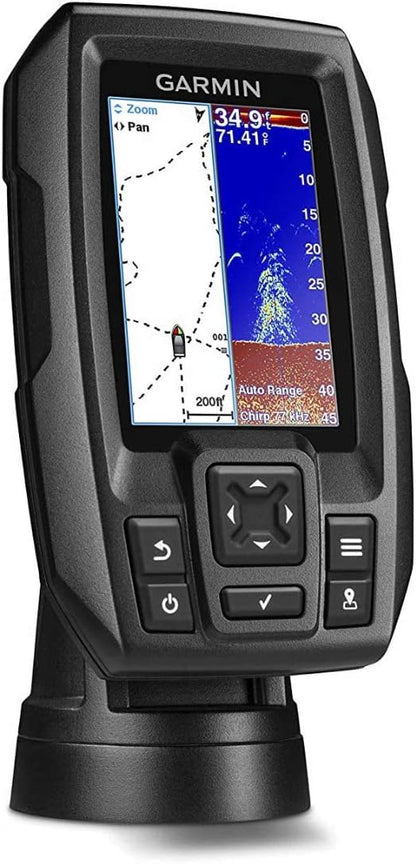 Garmin Striker 4 with Transducer, 3.5" GPS Fishfinder/ Stiker 4 Plus Dual Beam Transducer