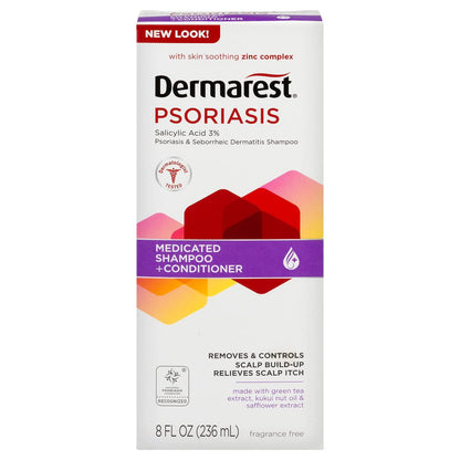 DERMAREST PSORIASIS MEDICATED SHAMPOO PLUS CONDITIONER 236ml