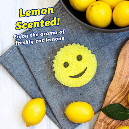 Scrub Daddy Lemon Fresh Scented Sponge (Pack of 1)