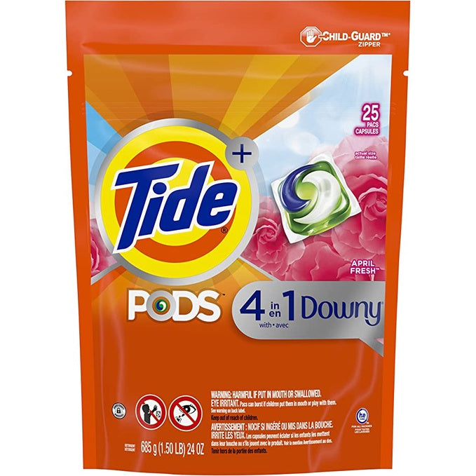 Tide PODS Liquid Laundry Detergent 3 in 1 |  4 in 1 pacs