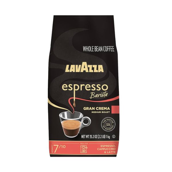 Lavazza Espresso Barista Gran Crema Whole Bean Coffee 1 kg