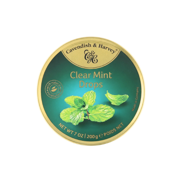 Cavendish &amp; Harvey Clear Mint Drops 200g | Sugar Free Mixed Fruit 175g