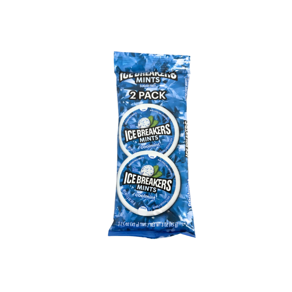 ICE BREAKER MINTS SUGAR FREE -  COOL MINT &amp; WINTERGREEN 85G