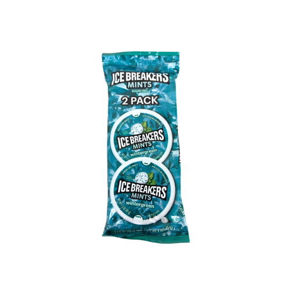 ICE BREAKER MINTS SUGAR FREE -  COOL MINT &amp; WINTERGREEN 85G