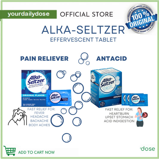 Alka-Seltzer Effervescent Tablets Original Flavor 2 EFFERVESCENT