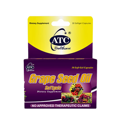 ATC SPIRULLINA/GINGKO BILOBA/GRAPE SEED OIL/FISH OIL 30 SOFTGELS