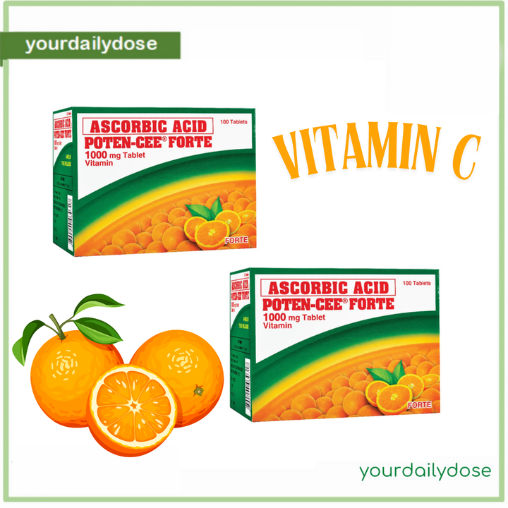 ASCORBIC ACID POTEN-CEE SUGAR FREE/ SUGAR COATED TABLET 10&