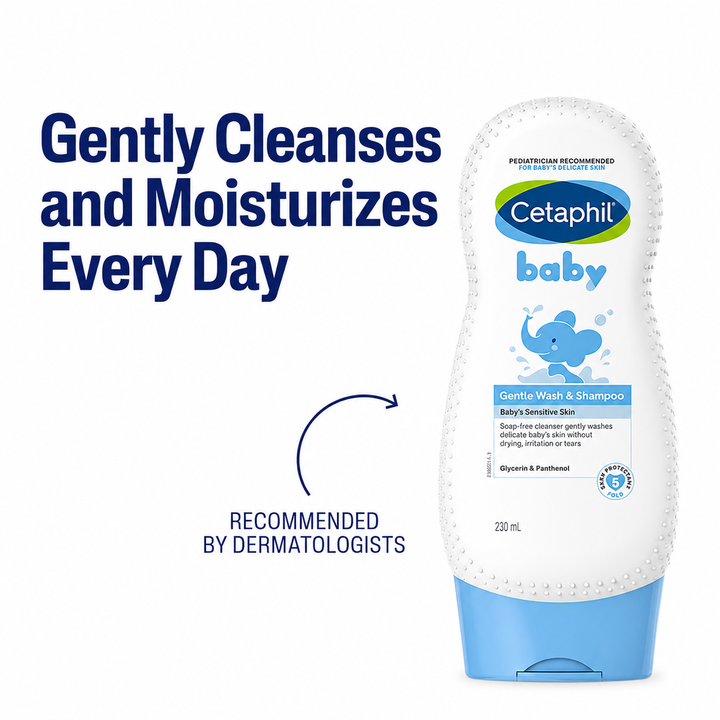 Cetaphil Baby Wash &amp; Shampoo 230ml | 399ml