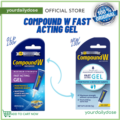 Compound W Fast Acting Gel Salicylic Acid Wart Remover