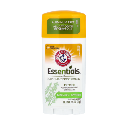 ARM & HAMMER ESSENTIALS with Natural Deodorizers ROSEMARY LAVENDER | UNSCENTED 71g