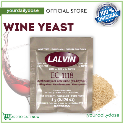 Wine Yeast Fermented lalvin EC-1118 I red star classique