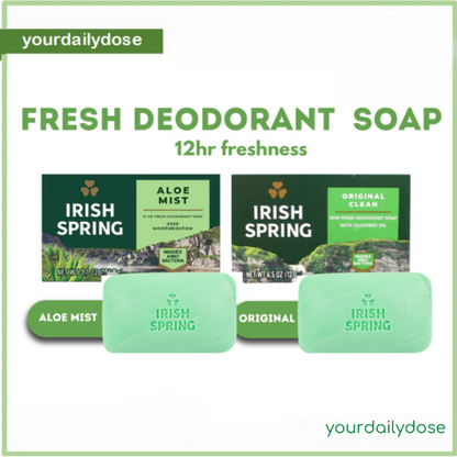Irish Spring Deodorant Soap 104.8g