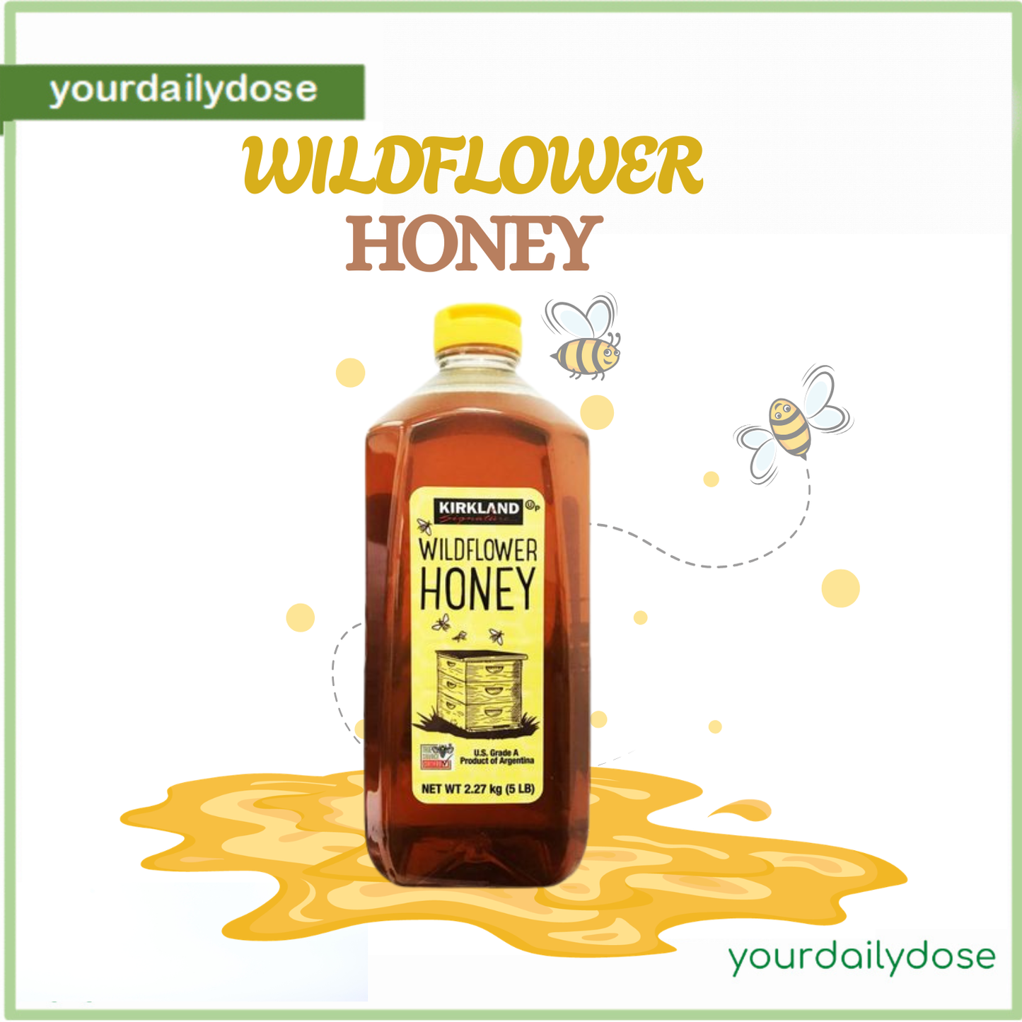 Kirkland  Signature Wildflower Honey 2.27g