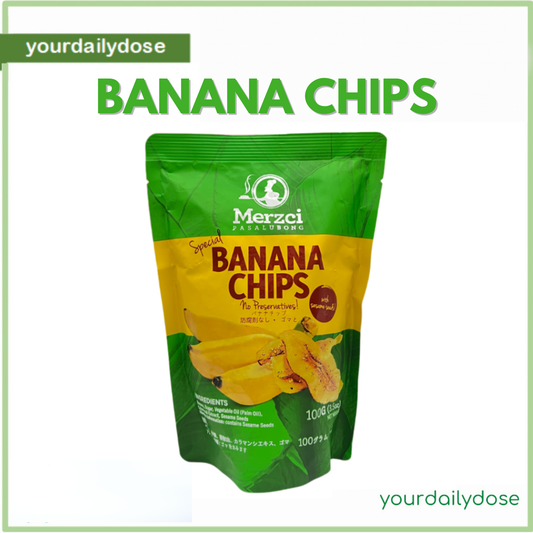 MERZCI BANANA CHIPS 100G