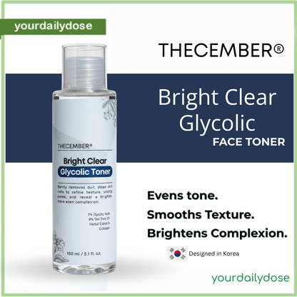 THECEMBER Bright Clear Glycolic Toner 150ml