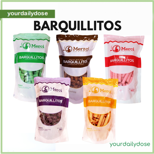 MERZCI SPECIAL BITE-SIZE BARQUILLITOS 100GRAMS