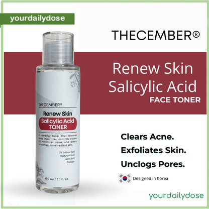 THECEMBER Renew Skin Salicylic Acid Toner 150ml
