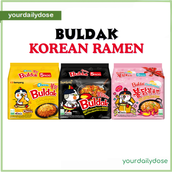 BULDAK RAMEN NOODLES 5 PACKS