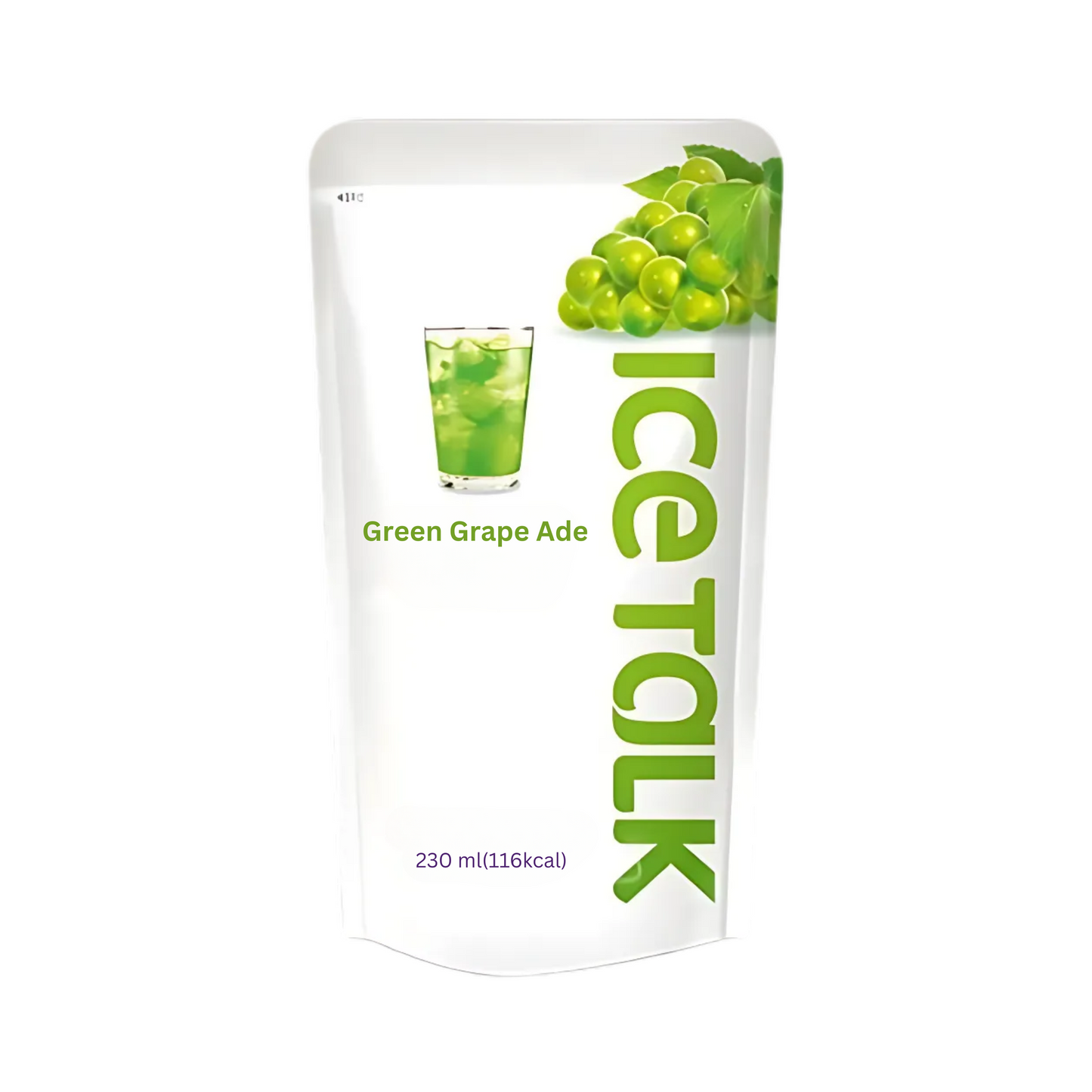 ICE TALK ADE Korean Pouch Drinking Juice 230ml (10PCS/1BOX ) EXP:JUNE 2026 (MAX. 5 BOXES PER ORDER)