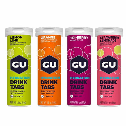 GU HYDRATION DRINK ELECTROLYTE 12 TABLETS