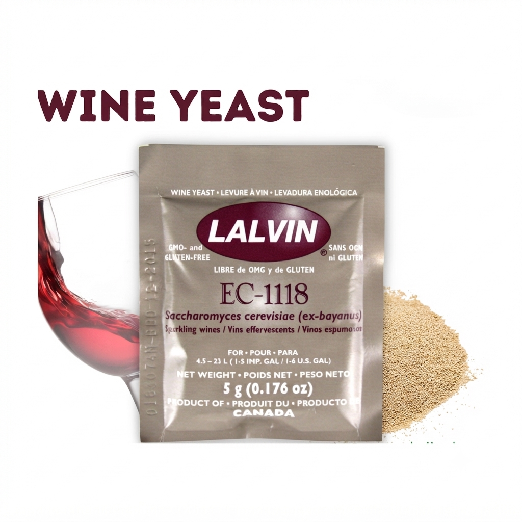Wine Yeast Fermented lalvin EC-1118 I red star classique