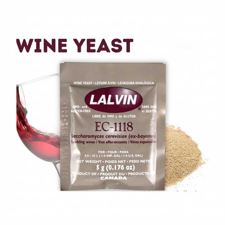 Wine Yeast Fermented lalvin EC-1118 I red star classique