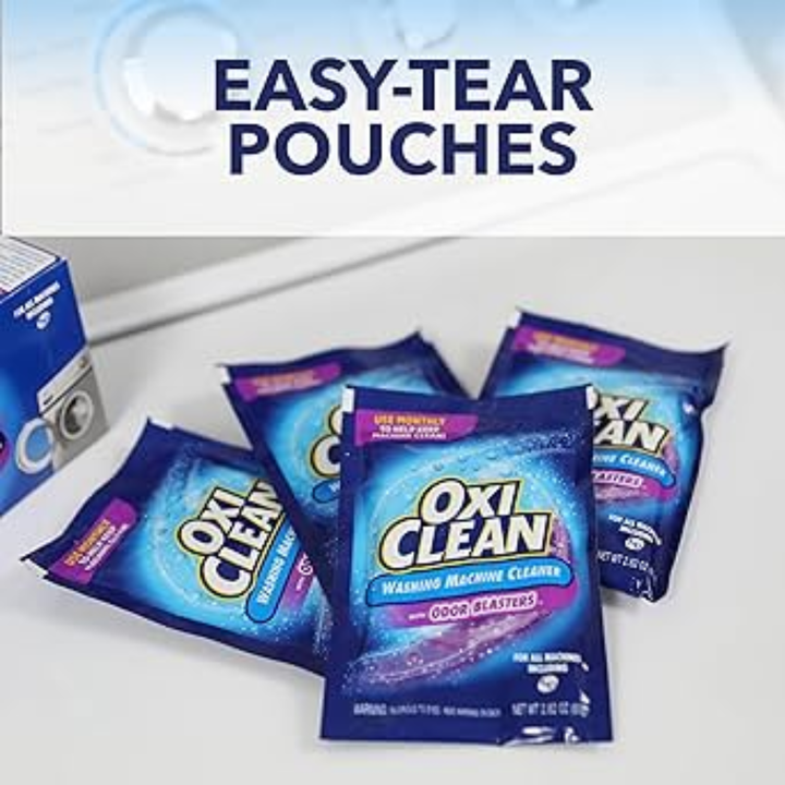 OxiClean Washing Machine Cleaner with  ODOR BLASTERS 80g