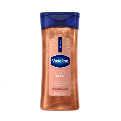 VASELINE SHIMMERING GEL OIL SUNLIT GLOW | GOLDEN HOUR GLOW 200ML