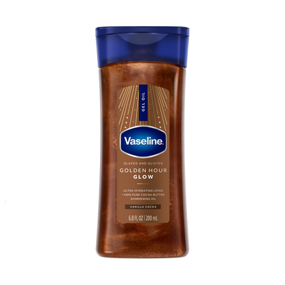 VASELINE SHIMMERING GEL OIL SUNLIT GLOW | GOLDEN HOUR GLOW 200ML
