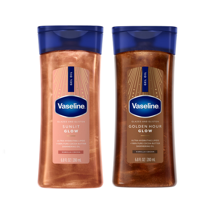VASELINE SHIMMERING GEL OIL SUNLIT GLOW | GOLDEN HOUR GLOW 200ML