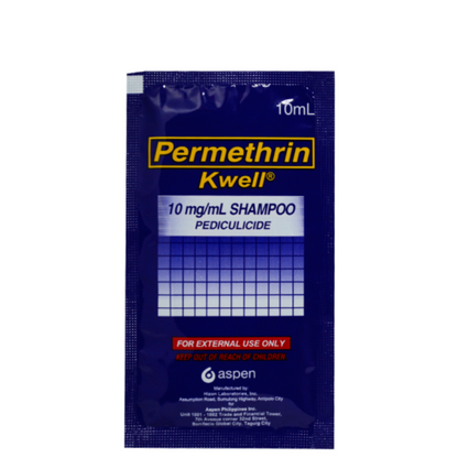 Kwell permethrin shampoo sachet 10ml 1 sachet
