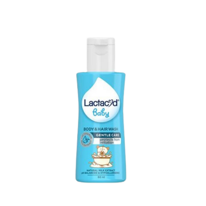 LACTACYD BABY HAIR &amp; BODY WASH I GENTLE CARE I ACTIVE PLAY 150ml I 60ml