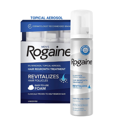 Rogaine Men Extra Strength 5% Minoxidil Topical Solution I Topical Aerosol UNSCENTED