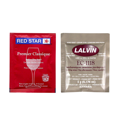 Wine Yeast Fermented lalvin EC-1118 I red star classique