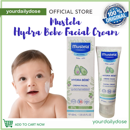 Mustela Hydra Bebe Facial Cream 40ml