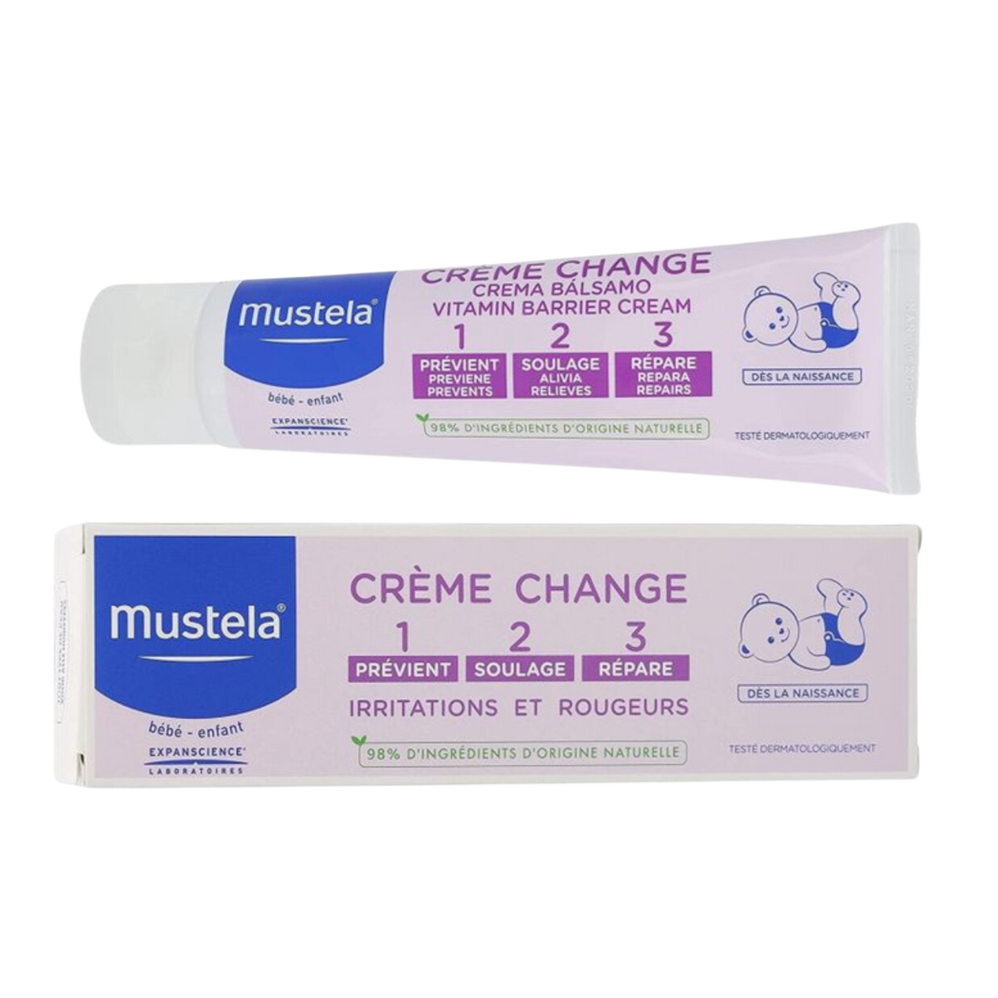 Mustela 1 2 3 Vitamin Barrier Cream