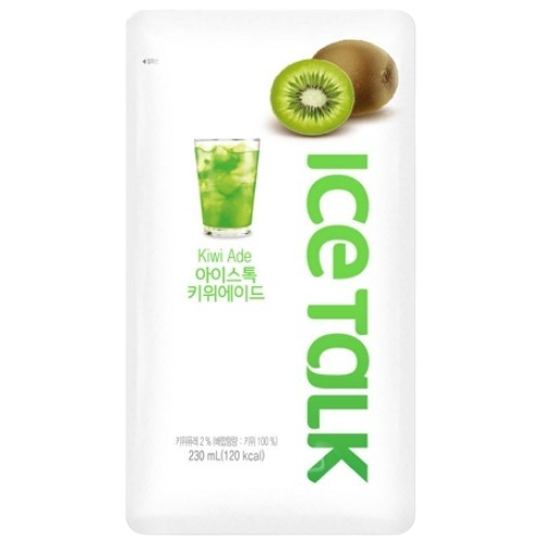 ICE TALK ADE Korean Pouch Drinking Juice 230ml (10PCS/1BOX ) EXP:JUNE 2026 (MAX. 5 BOXES PER ORDER)