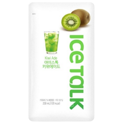 ICE TALK ADE Korean Pouch Drinking Juice 230ml (10PCS/1BOX ) EXP:JUNE 2026 (MAX. 5 BOXES PER ORDER)