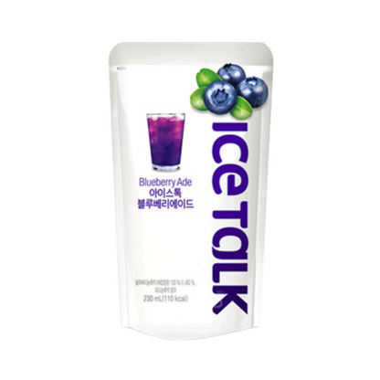 ICE TALK ADE Korean Pouch Drinking Juice 230ml (10PCS/1BOX ) EXP:JUNE 2026 (MAX. 5 BOXES PER ORDER)