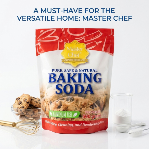 Master Chef Pure, Safe &amp; Natural Baking Soda 500g