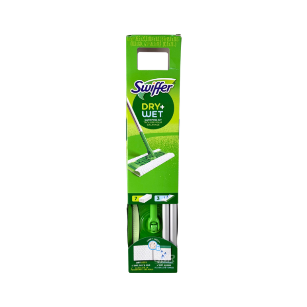 Swiffer Dry+Wet Sweeping Kit | Heavy Duty  50pcs | Mopping Cloths 64pcs | Dusters Refills 28pcs